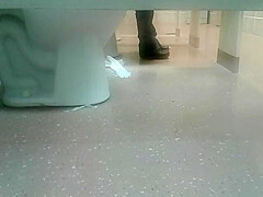 Woman has diarrhea in public restroom