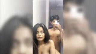 Sexy Horny Indian GF Sucking BF Dick In Hotel Room