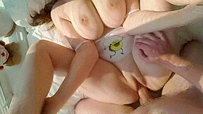 Busty Roommate Girl Loves to Get Creampied in Her Tight Pussy