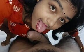 Real Indian Girl Sudipta Foot Fetish Handjob & Blowjob Session