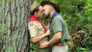 Twink scout having affair with his scout Master