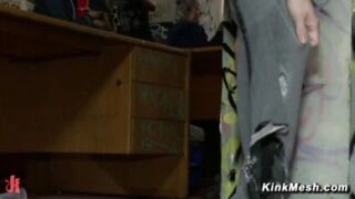 Tommy Pistol And Krysta Kaos Public House Party Bdsm With Blindfold And Group Groping
