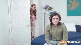 The motherfucker with the biggest all-natural mounds and a clean-shaven poon is prepped to fuck.