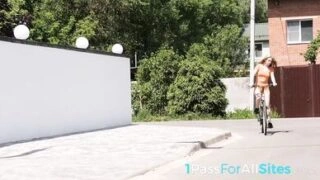 Enjoy a luxurious XXX episode featuring a young, uber-sexy redheaded cyclist in a insane outdoor romp!